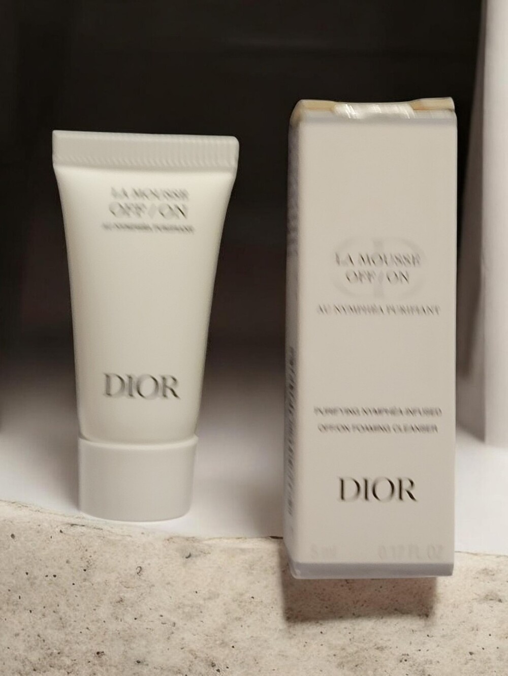 Dior NIB! La Mousse Off/On Purifying Foaming Cleanser/Cosmetic Bag Bundle - Picture 8 of 13